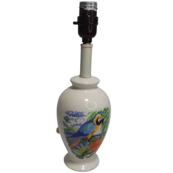 Guy Harvey Tropical Parrot Table Lamp Coastal Decor Accent‎ Lighting - Picture 1 of 8